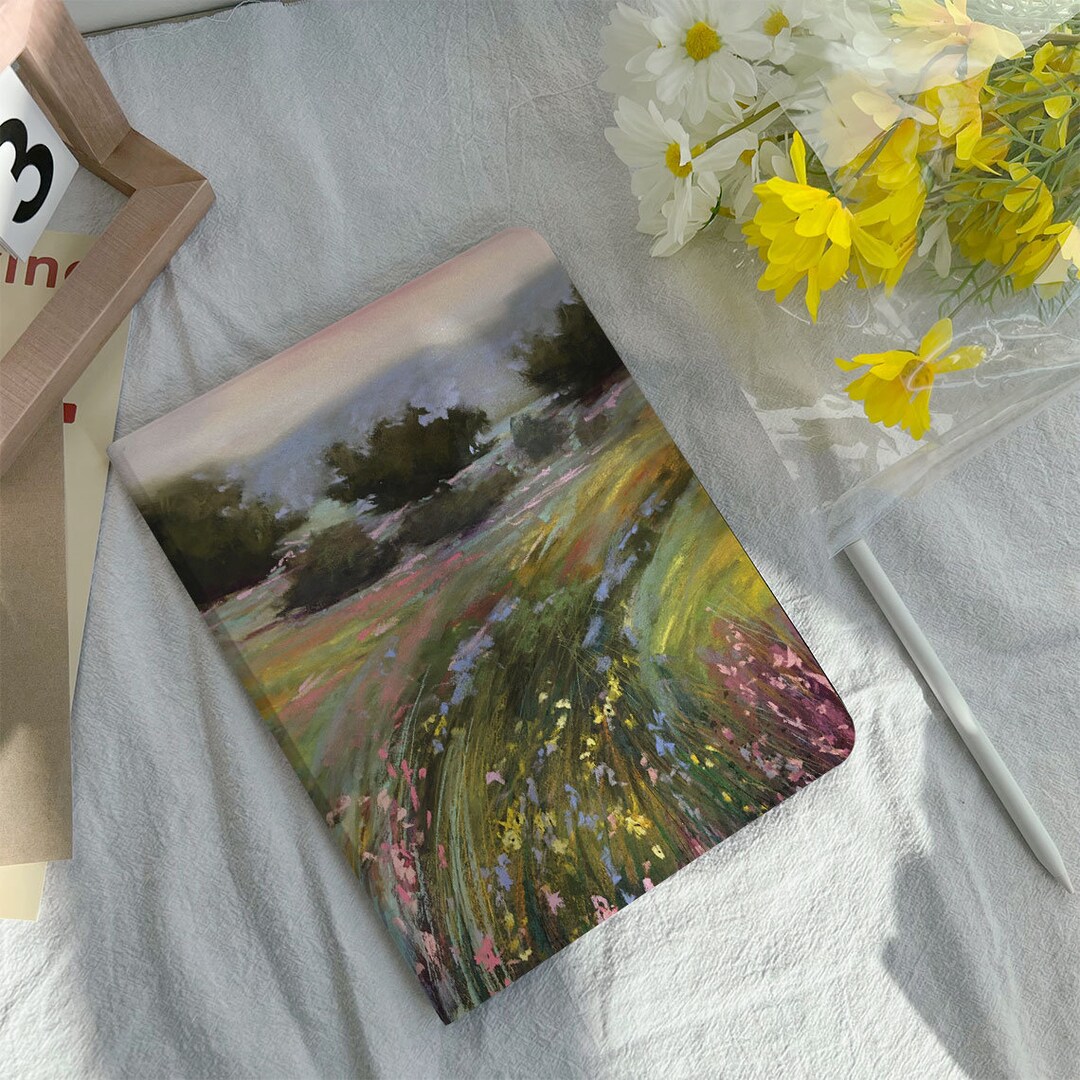 Village Field Oil Paint Ipad Case Cover for Ipad 9.7 Etsy