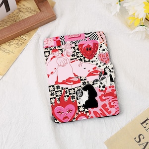 Stylish Abstract Strawberry Kindle Case Cover For Kindle 11 Paperwhite 1/2/3/4, Kindle 2019/2022, Kindle Paperwhite 2021 Cover 11th Gen Case