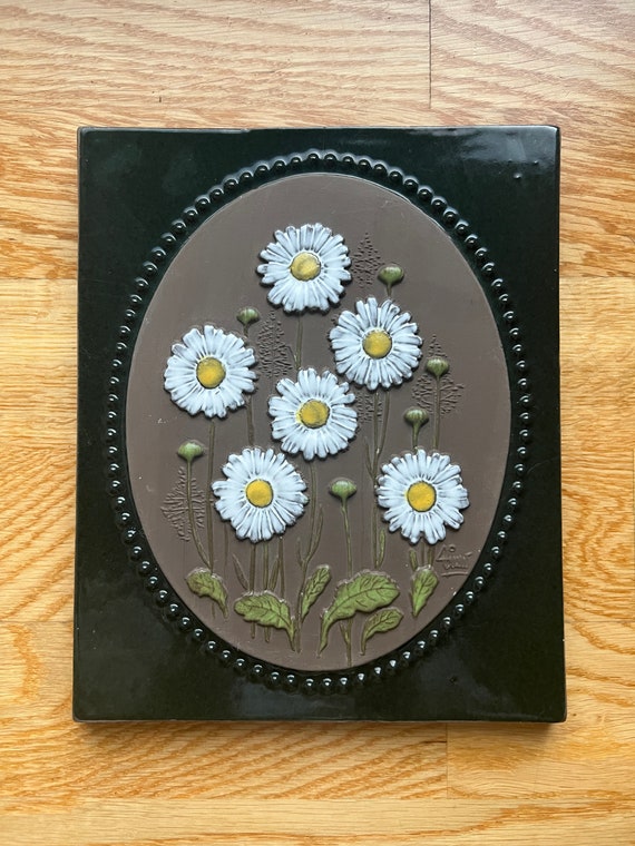 Vintage Jie Gantofta Linnea Sweden Linnea Smaland Floral Pottery