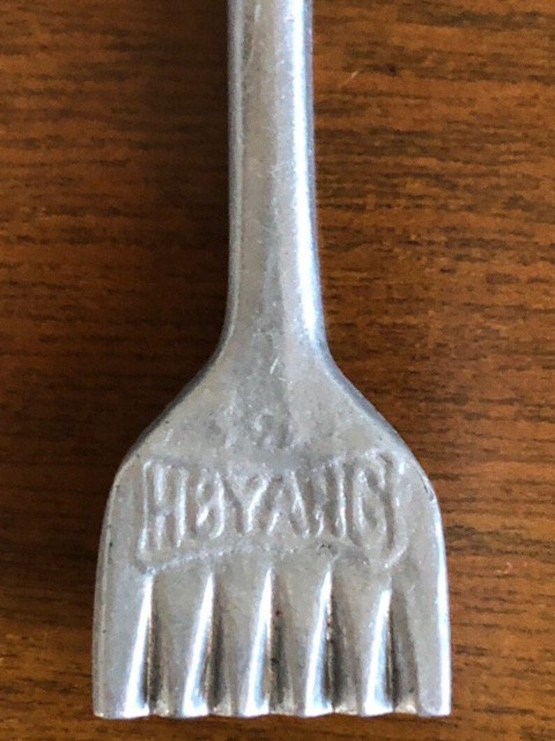 Norway Vintage Handmade Rare Collectible H\u00f8yanger Pewter Norway Butter Decorating Knife Scandinavian Home 1930s