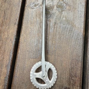 Vintage Handmade Rare Collectible Høyanger Pewter Norway Pasta Roll Knife, Pasta Decoration Knife, Scandinavian Home, 1930s, Norway