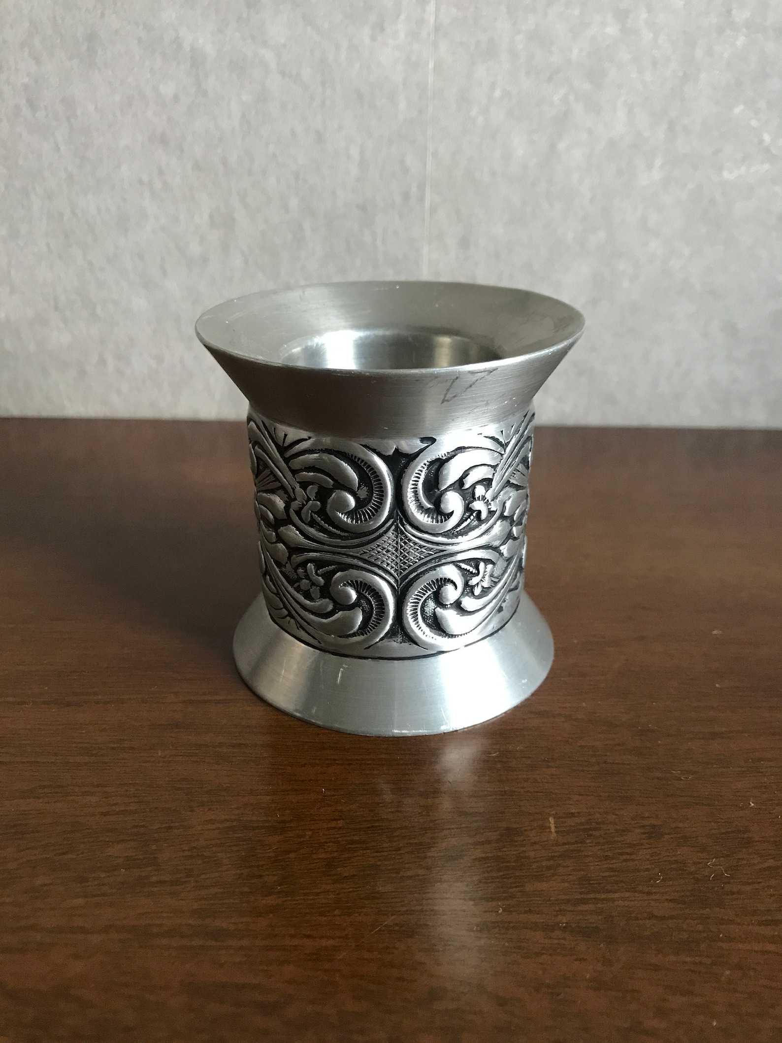 Vintage Pewter Norway Candle Holder Mid Century Scandinavian Etsy