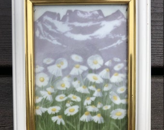 Vintage Norwegian Porsgrund Porcelain Art Tile Design by Jan Harr, Porsgrunn Telemark Norway