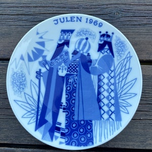 ★美品★ 1969年　ビンテージ　クリスマスプレート　PORSGRUND Vintage Porsgrund Norway 1969 Christmas Plate | eBay