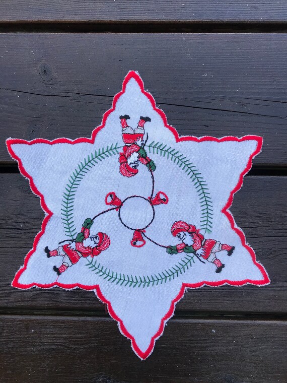 Vintage Norwegian Homemade Christmas Table Runner Traditional Etsy