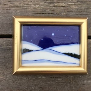 Vintage Art Tile, Signed by Anne Marie Odegaard, Porsgrund Porcelain, Norway