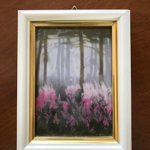 Vintage Noorse Porsgrund porseleinen kunsttegelontwerp door Jan Harr, Porsgrunn Telemark Norway