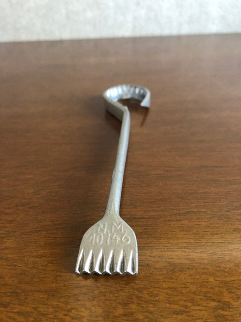Norway Vintage Handmade Rare Collectible H\u00f8yanger Pewter Norway Butter Decorating Knife Scandinavian Home 1930s