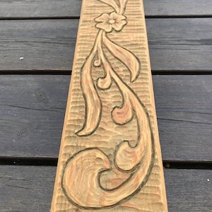 Vintage Signed Norwegian Handmade Carving Mangle Board with Handle in shape of Hors Traditional Norwegian Wedding Gift 1970 Telemark Norway
