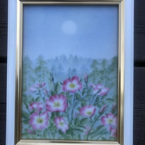 Vintage Norwegian Porsgrund Porcelain Art Tile Design by Jan Harr, Porsgrunn Telemark Norway