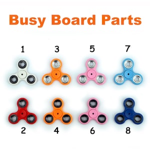 Fidget Spinner Busy Board Teile: DIY Montessori Zubehör