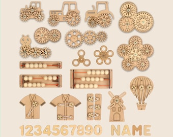 DIY Busy Board Parts: Sensory Board Elements Kit