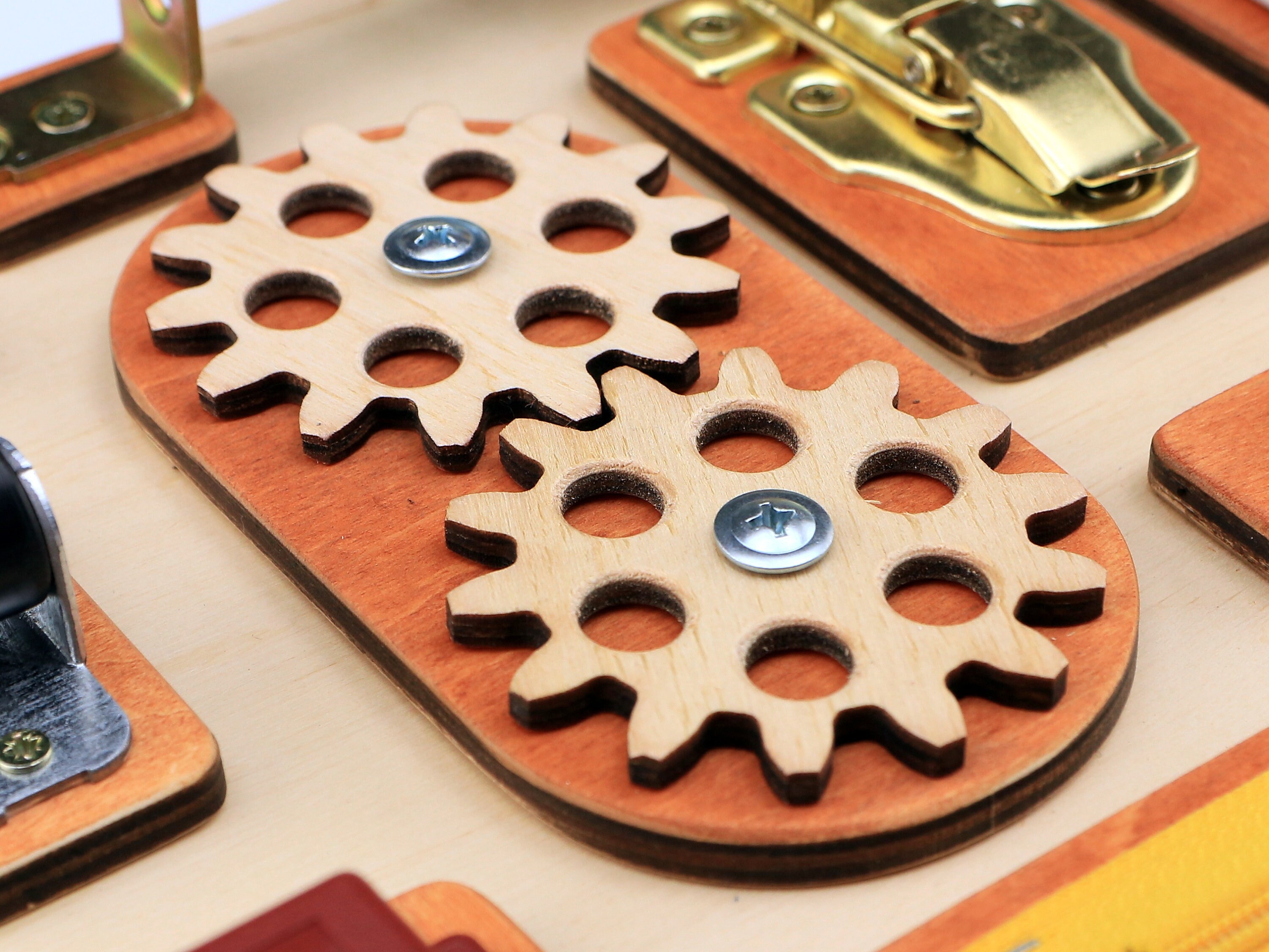 Sensory toys Stim toy with Gears Toddler busy board for Etsy