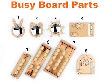 Busy Board Parts - Busy board details - Busy board pieces - Busy board accessories - Busy board DIY