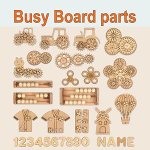 Diy busy board parts, Busy board details, Busy board pieces, Busy board accessory, Sensory Board parts, Activity Board parts