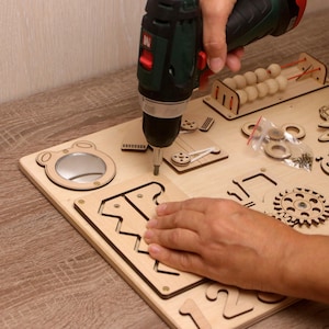 DIY Busy Board Parts Kit: Sensory Montessori Activity Board Elements