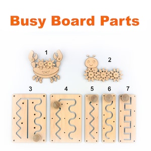 Diy busy board parts, Activity board teile, Sensory maze, Busy board zubehör, Sensory board parts