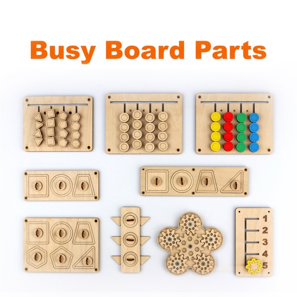 Busy board parts diy, Activity board elements, Sensory board accessory