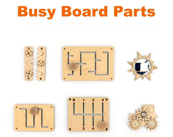 Montessori busy board parts diy labyrinth, Baby boy gift unique, Sensory board toddler toys
