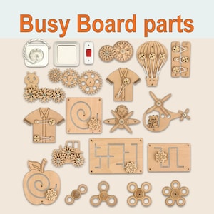 Busy Board Parts, Sensory Board parts, Activity board parts, Busy board diy, Busy board pieces, Busy board elements
