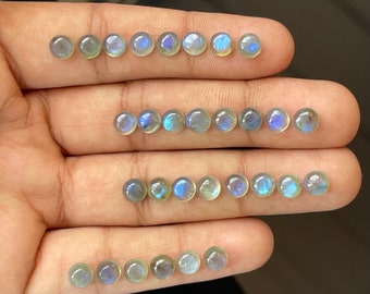 Labradorite round cabochon gemstone 30 pcs Lot for jewellery making top quality stone