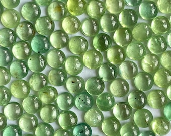 Natural Mint Green kyanite 5MM Round shape cabochon lot for jewelry making , ring , pendant, bracelet making