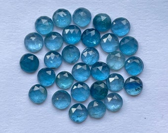 Natural sky kyanite rosecut gemstone 20pcs 6mm lot for jewelry making , ring , pendant, bracelet making