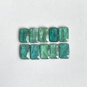Natural Emerald Green kyanite rosecut lot for jewelry making , ring , pendant, bracelet making