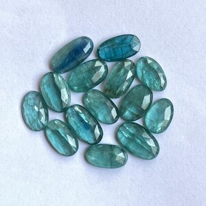 Natural Paraiba kyanite,Neon Kaynite Free Form Rosecut cabochon 14pcs lot for jewelry making , ring , pendant, bracelet making