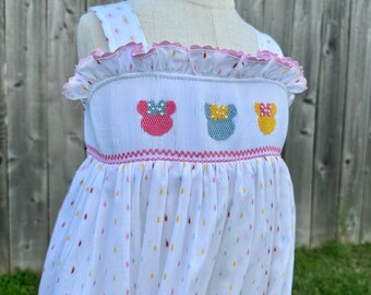 Disney smocked clothing hotsell