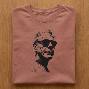 Anthony Bourdain Tribute Tee, Unisex Cotton Crew Graphic Shirt for Food Lovers, Travelers, and Rebels, Chef Bourdain Fan Apparel, No