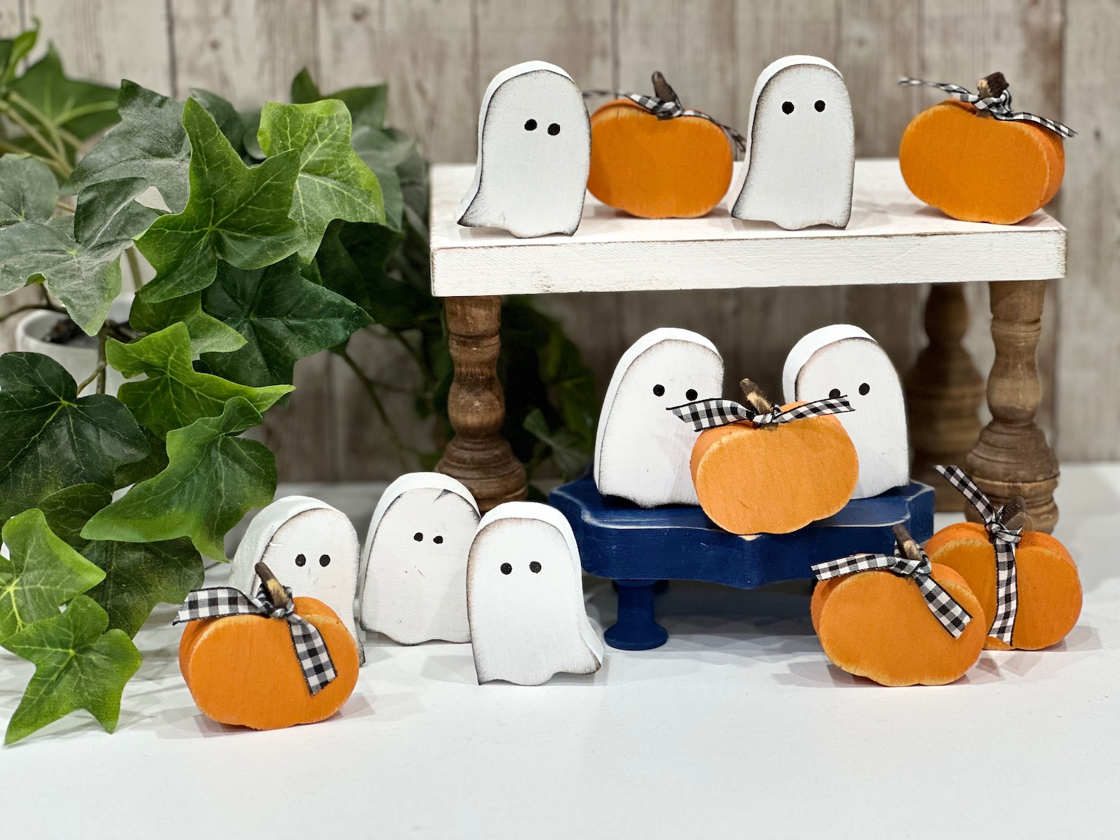 Image of Halloween Cute Tiered Tray Decor