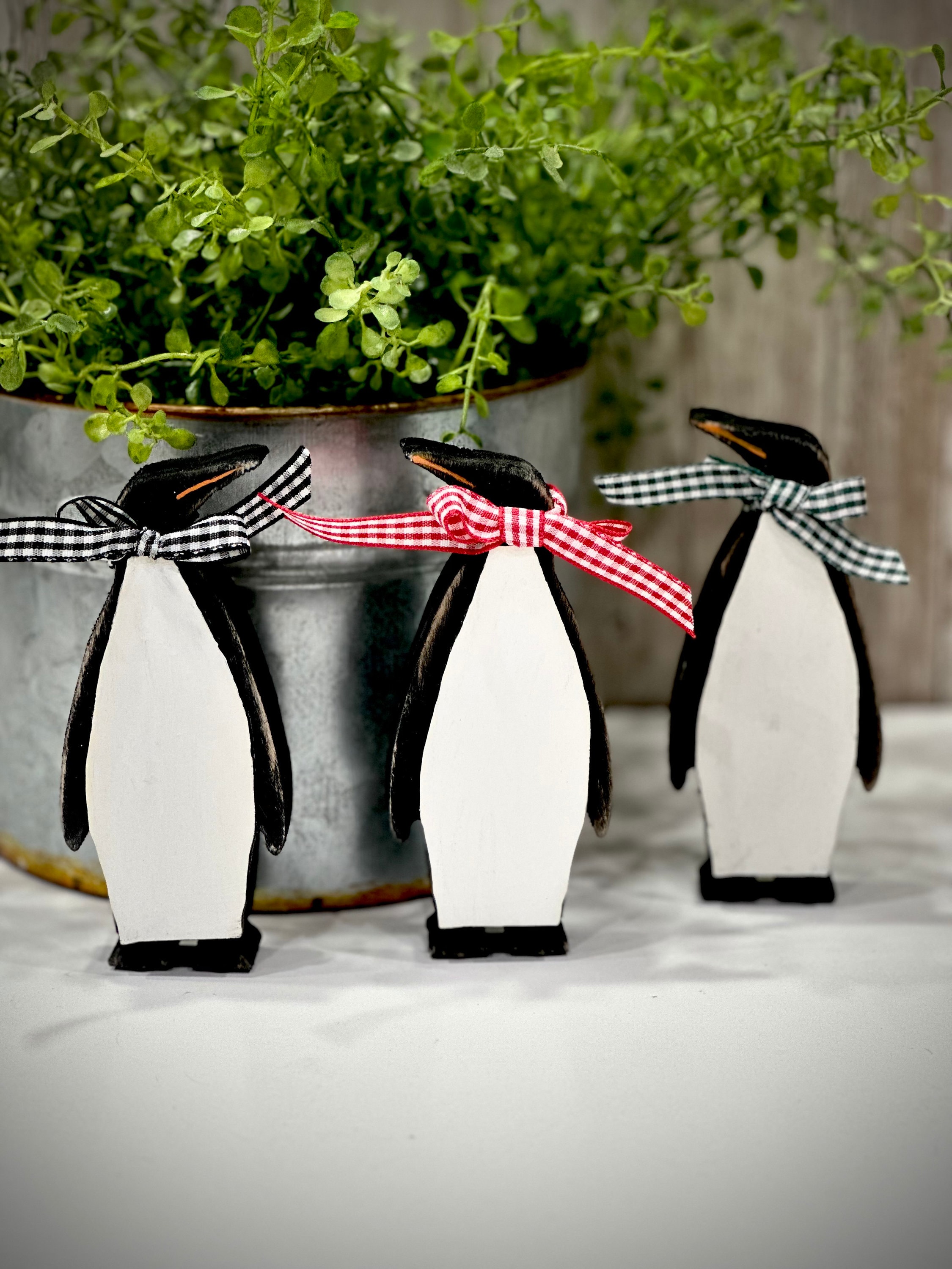 Penguin Holiday Centerpiece - household items - by owner - housewares sale  - craigslist