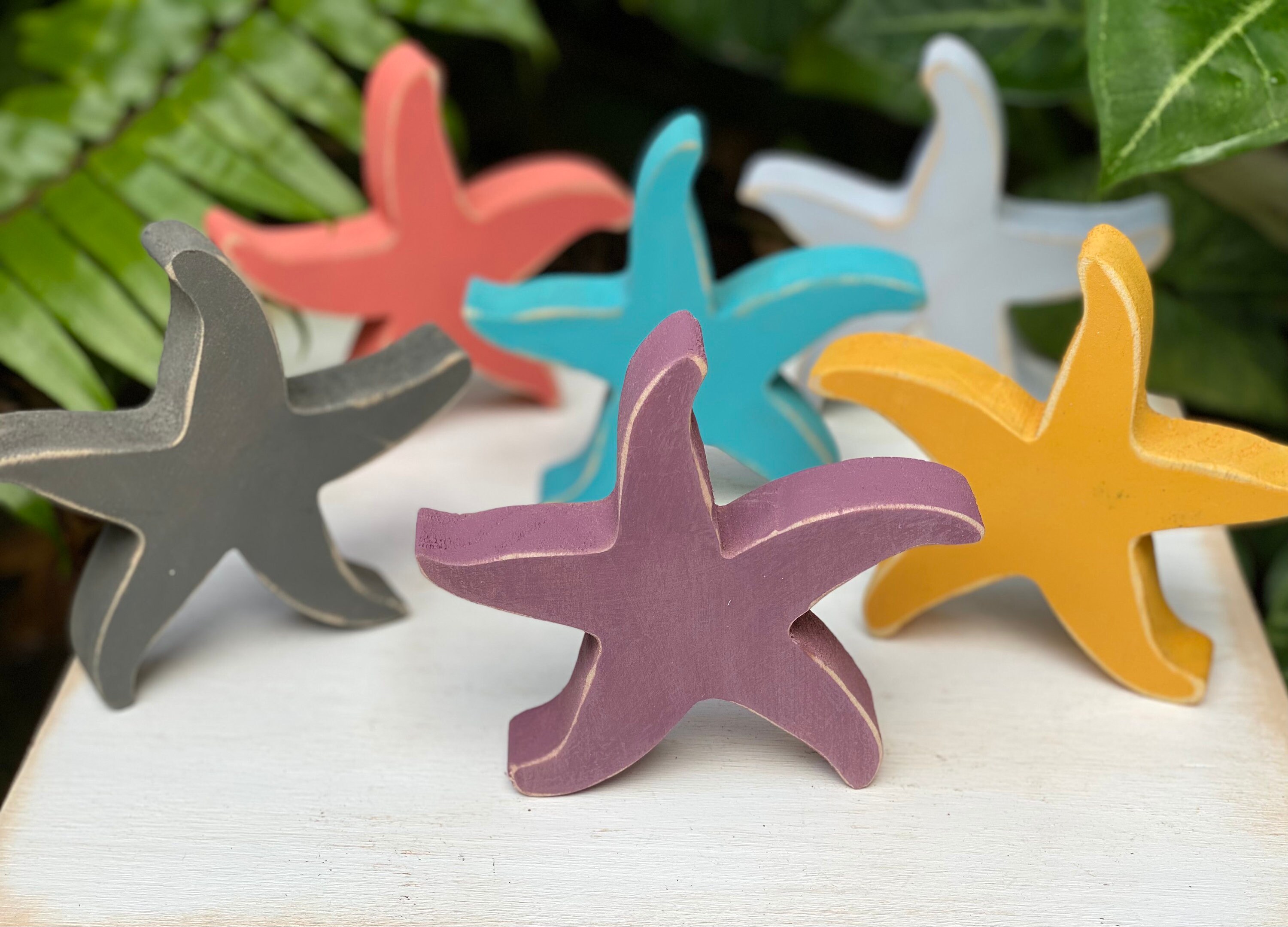 Wood starfish, mini starfish, coastal decor, beach house accents, nau…