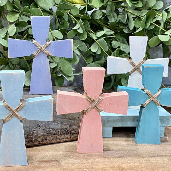 thumbnail image 2 of Baby Dedication Gift Handmade Aqua Glass Cross - Perfect Baptism Gift Baptism Gifts 2 of 13