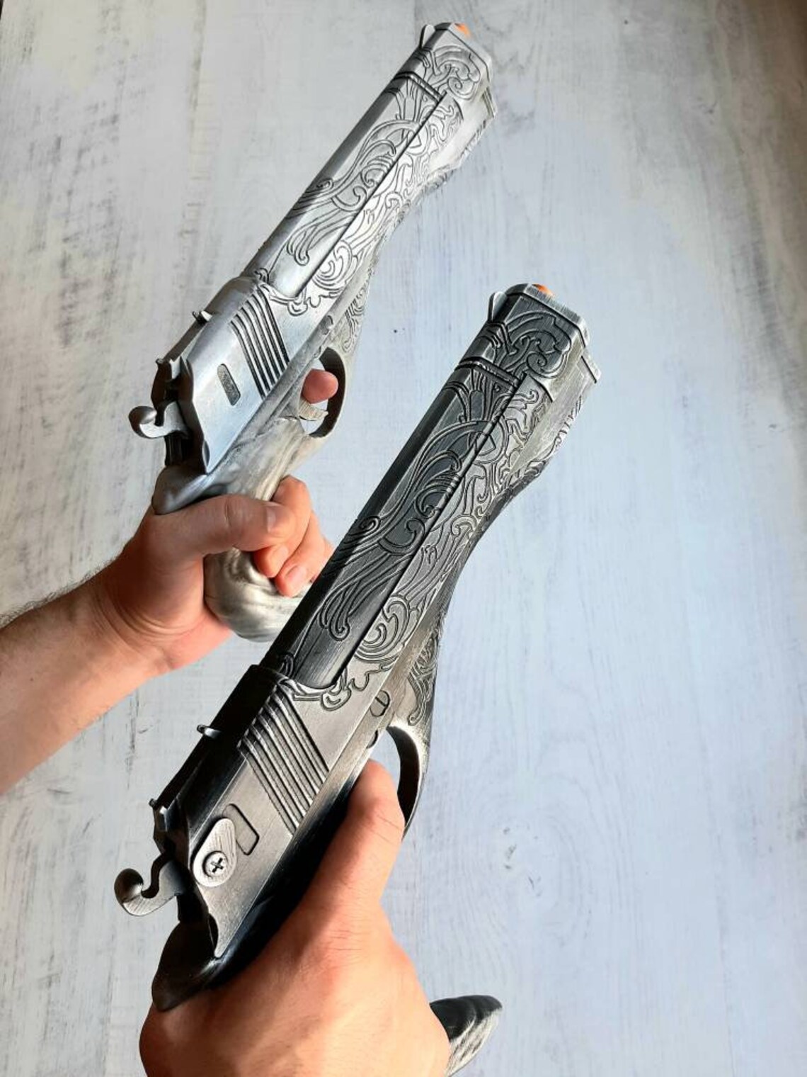 Dante's Pistols Ebony Ivory Guns from Devil may Cry Etsy