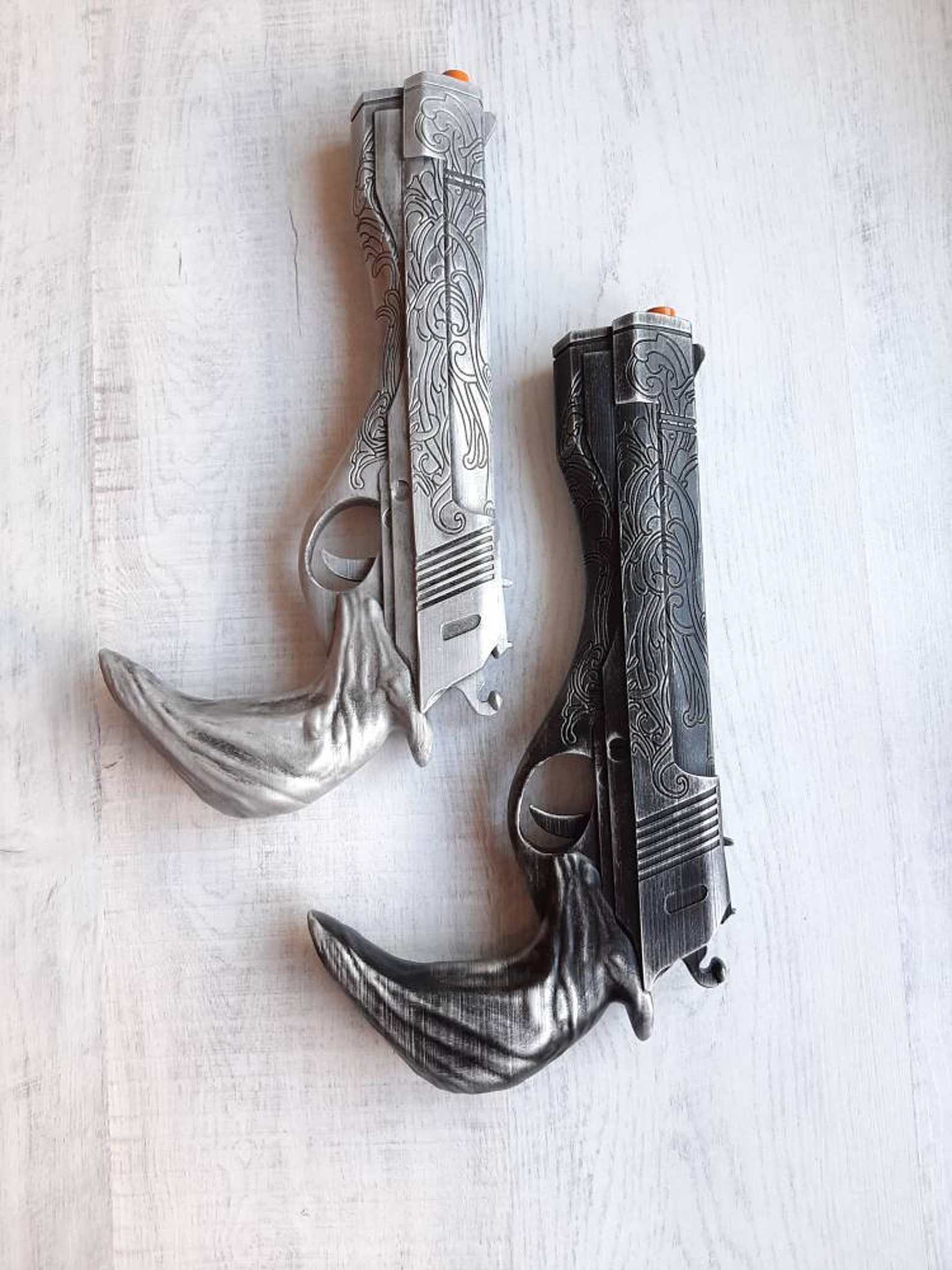 Dante's Pistols Ebony Ivory Guns from Devil may Cry Etsy