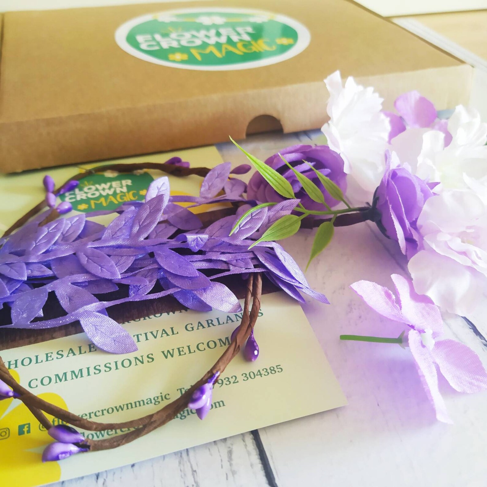 Childrens DIY Flower Crown Making Kit & Video Guide Childs Etsy UK