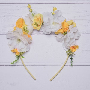 Flower headband for children, Olivia design floral headband for girls. Perfect for summer holidays, parties and photo-shoots
