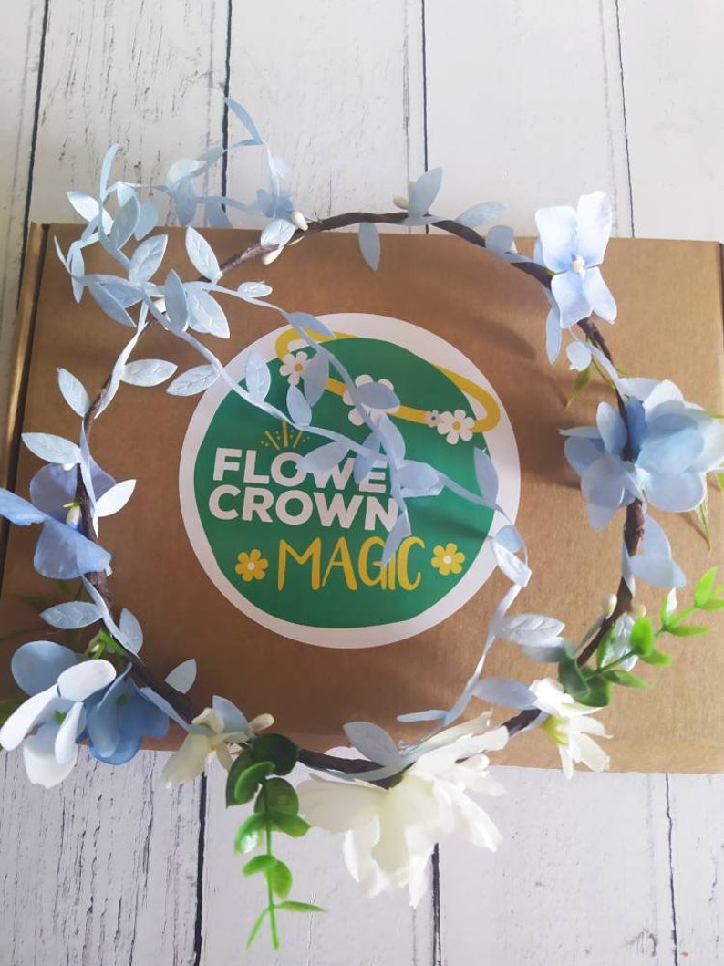 Childrens DIY Flower Crown Making Kit & Video Guide Childs Etsy