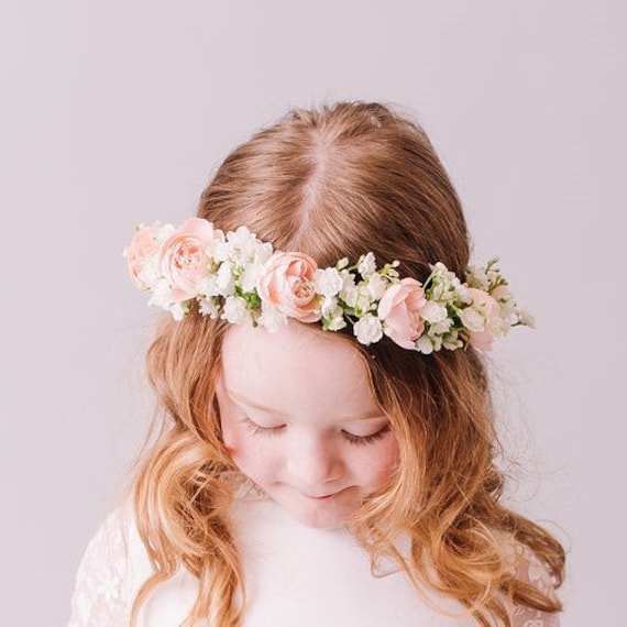 Gypsophila Flowercrown for Children - Etsy