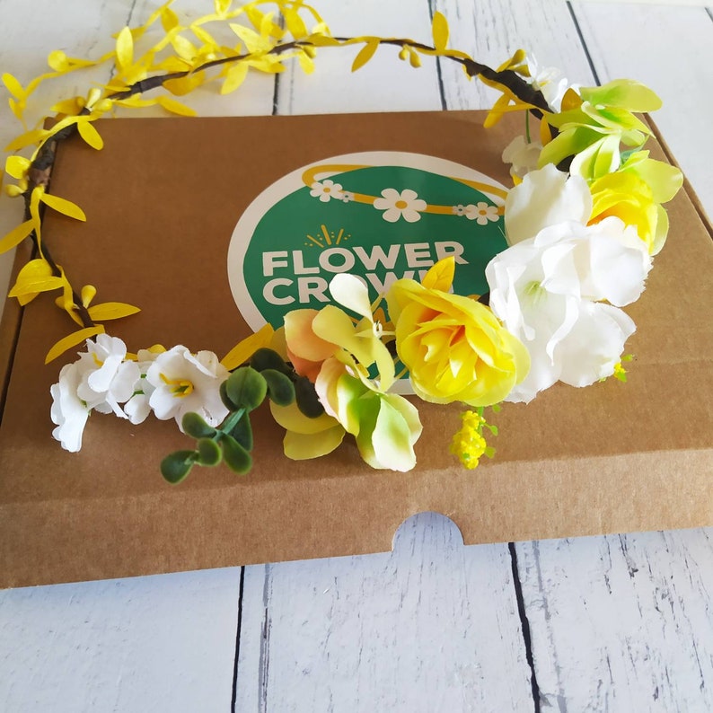 Childrens DIY Flower Crown Making Kit & Video Guide Childs Etsy UK