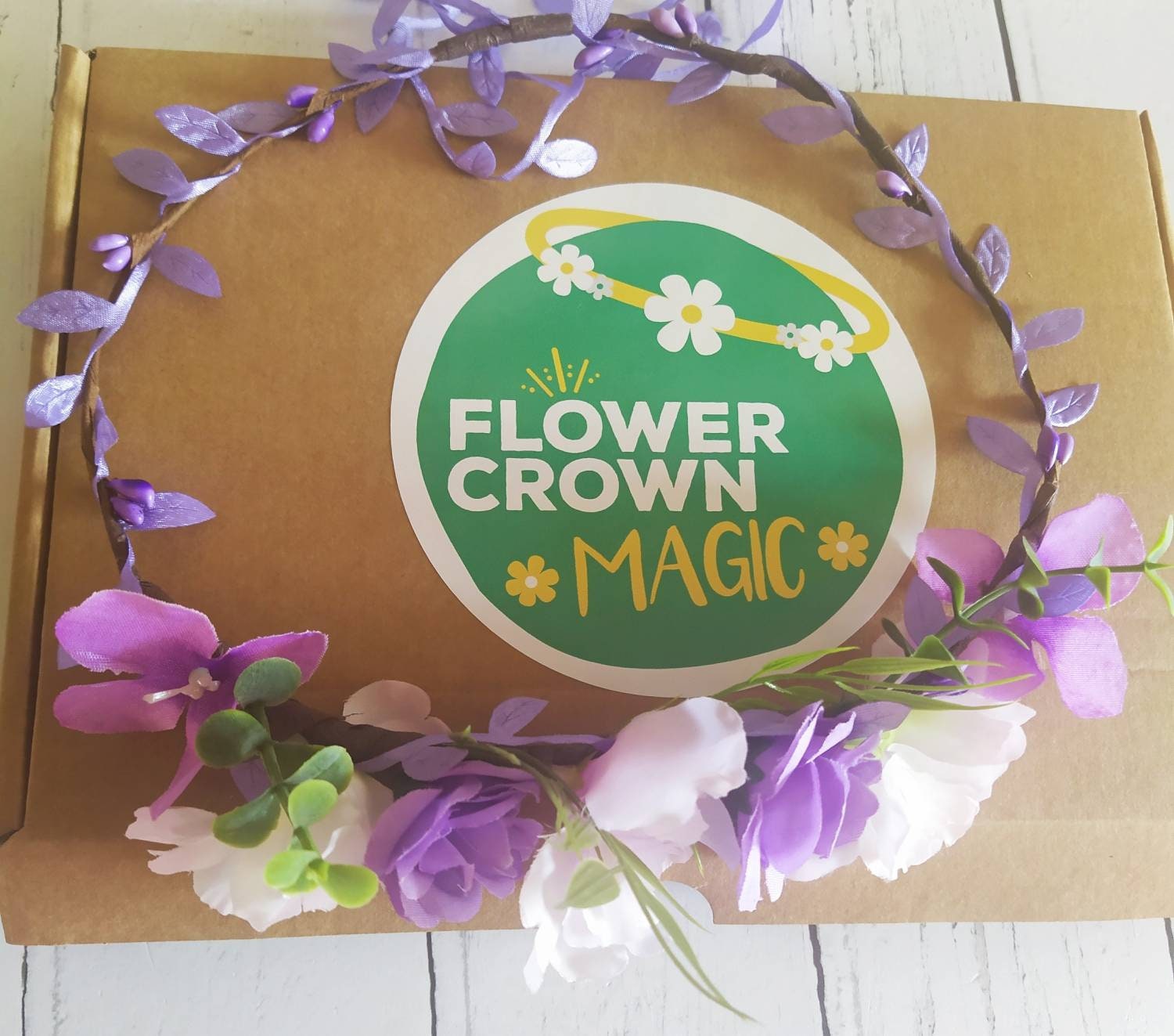 Childrens DIY Flower Crown Making Kit & Video Guide Childs Etsy UK