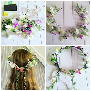 DIY Flower Crown Making Kit, make a Bohemian style flower garland