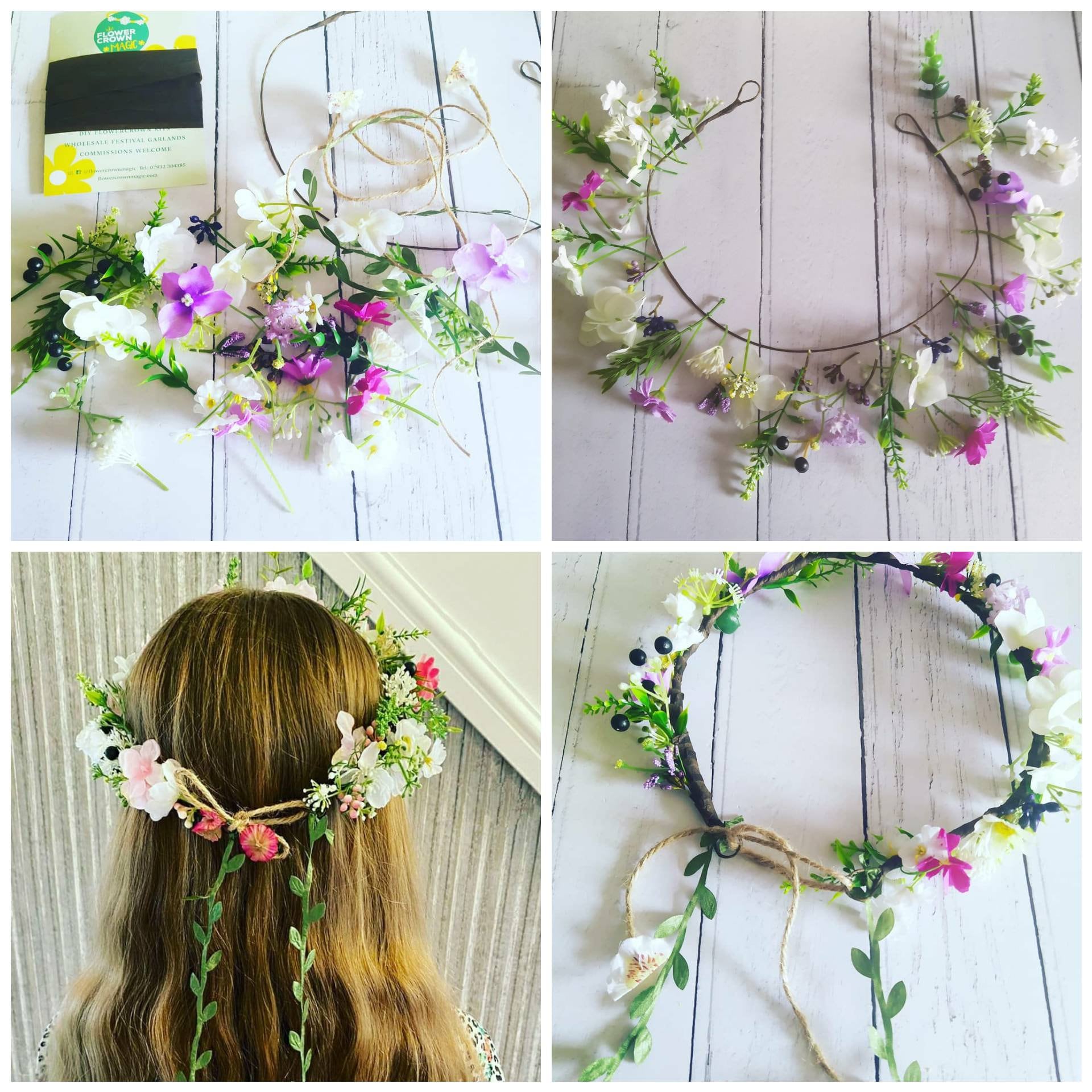 Looking for Classy Bachelorette Party Gifts: the Flower Crown Kit for the  DIY Bride
