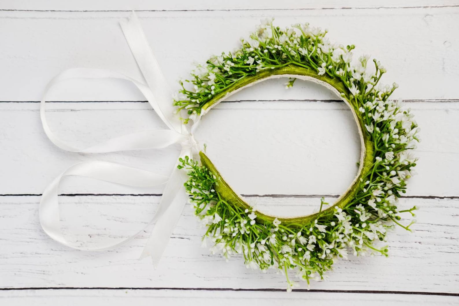 Flower Girl's Gypsophila Flower Headband Designed for a Etsy UK