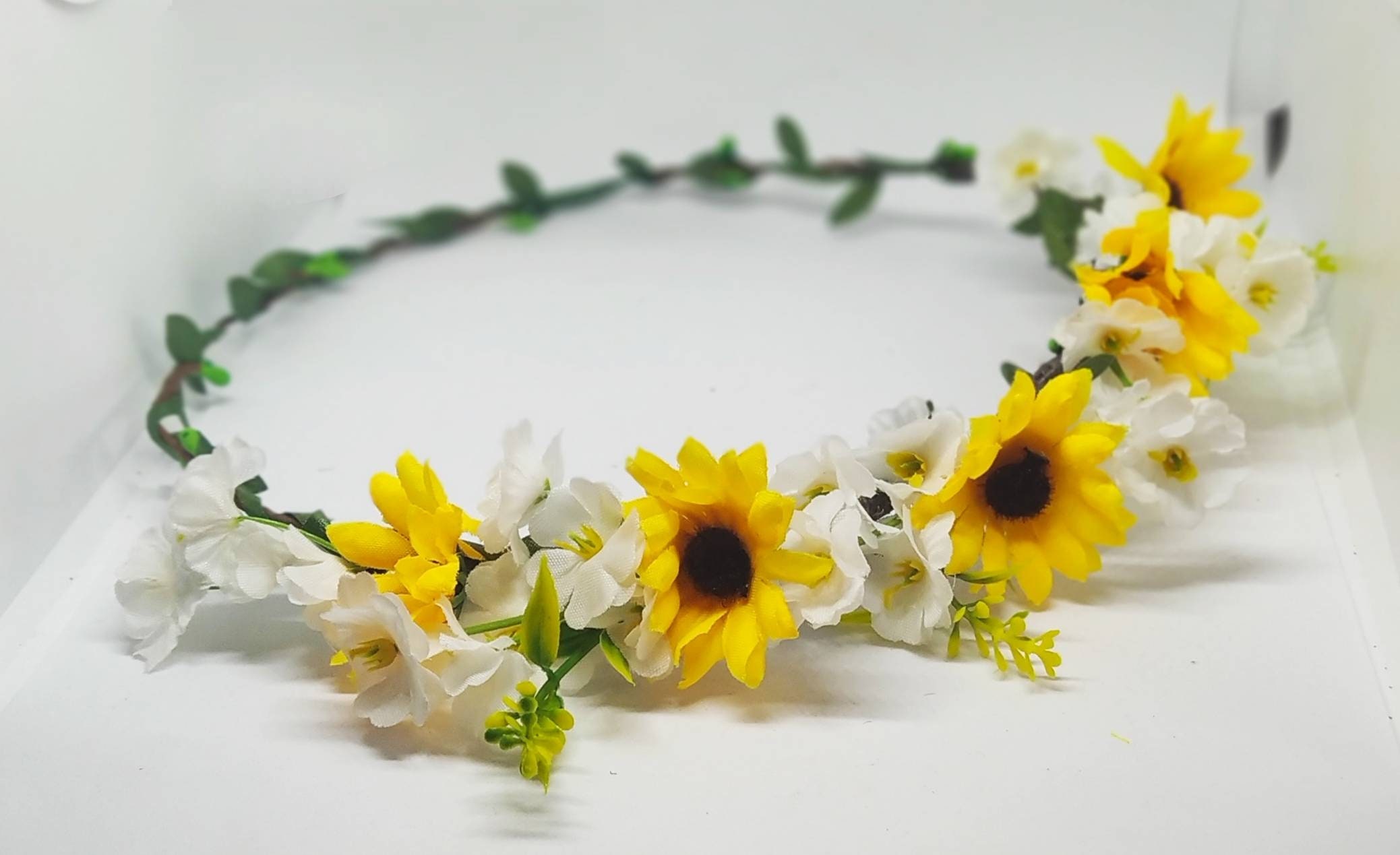 Sunflower Crown festival garland summer flower crown Etsy