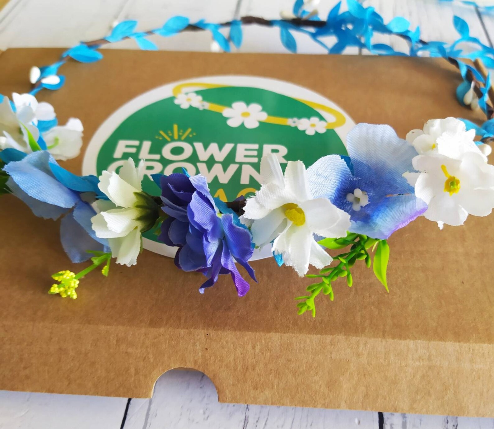 Childrens DIY Flower Crown Making Kit & Video Guide Childs Etsy UK