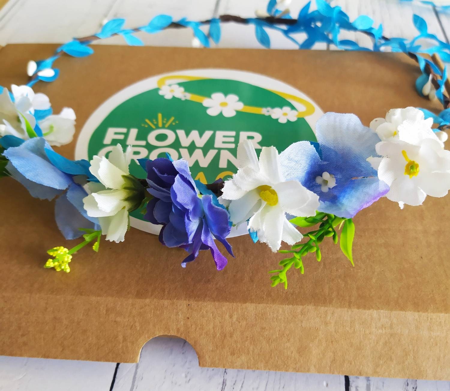 Childrens DIY Flower Crown Making Kit & Video Guide Childs Etsy UK