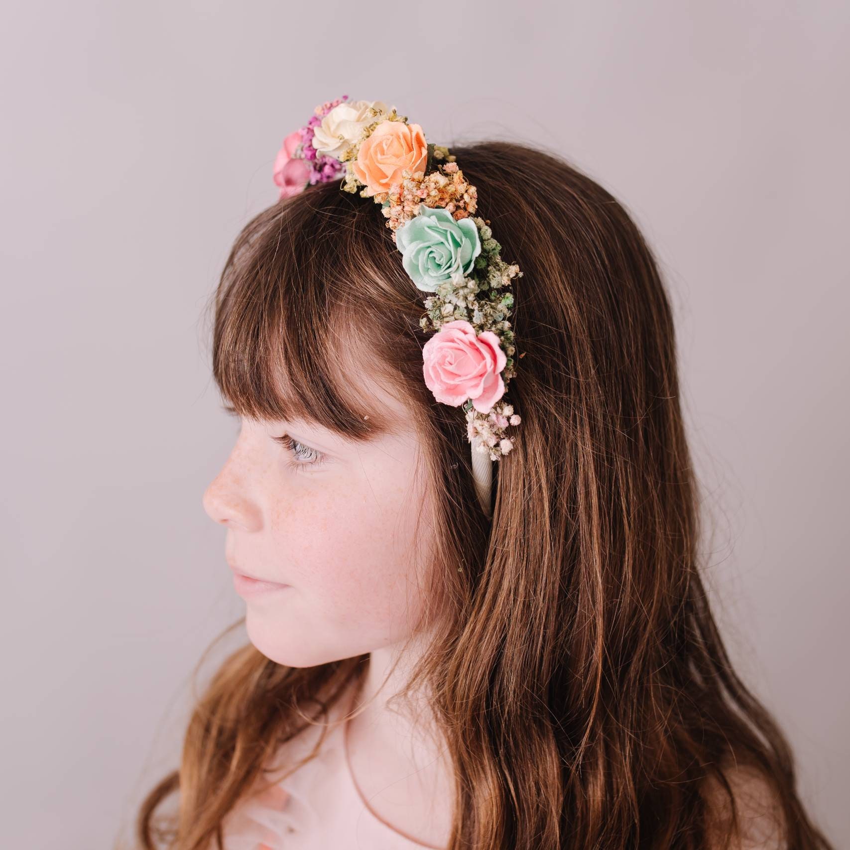 Childrens DIY Flower Crown Making Kit & Video Guide, Childs DIY Floral  Garland, Lush Lilac, Flower Headband DIY Craft Pack 
